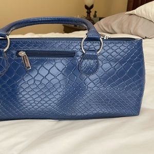 Wine clutch purse- INSULATED 👍  Blue crock design. NEW; never used
